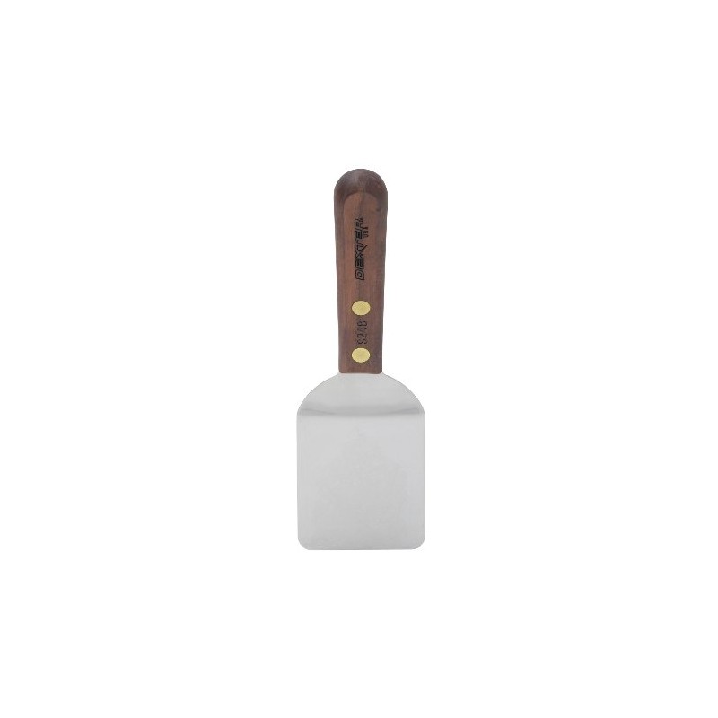 HIC Kitchen Dexter-Russell Mini Turner, Stainless Steel with Walnut Handle,