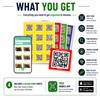Smart QR Code Labels – 48 Pack | Waterproof, Tearproof