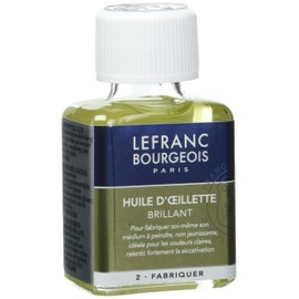 Lefranc & Bourgeois POPPY OIL PAINTING MEDIUM IN 75ML BOTTLE