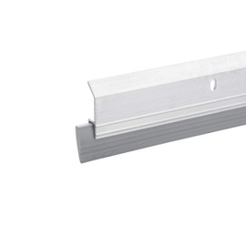 Grey/White/Brown or Gold Colors Heavy Duty Door Sweep with Vinyl Sweep (3 FT, Grey)