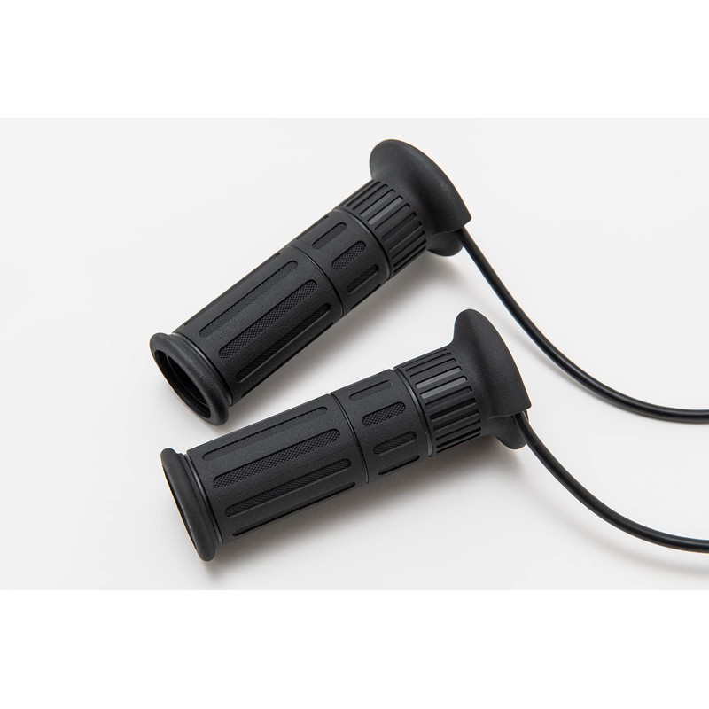Yamashiro YK027 Heat Grip for Motorcycles, Black, Cold Protection, Adjustable