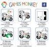 GamesMonkey Stickers VESPA kit PIAGGIO VESPA FLAGS ITALY CIRCLE