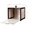 DWANTON Cat Litter Box Furniture Hidden, Cat Litter Box Enclosure,
