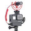 V2 Housing Case Vlogging Frame with Microphone Cold Shoe Mount
