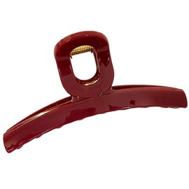 Extra Large Hair Claw Clips For Women, Vintage Cherry Red Hair Clip High Texture Fashion Hair Accessories Non-slip Hair Clips for Thick Thin Hair (Red, 1 PC)
