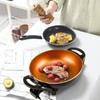 OVENTE Electric Wok with Nonstick Coating, 13 Inch Family-Sized Skillet,