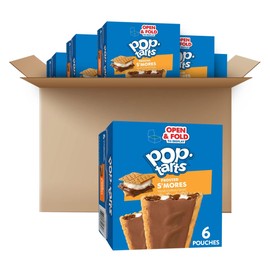 Pop-Tarts Toaster Pastries, Breakfast Foods, Kids Snacks, Frosted S'mores (72 Pop-Tarts)