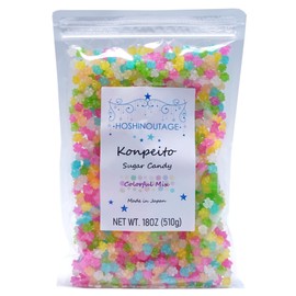 HOSHINOUTAGE Konpeito Japanese Star Sugar Candy Utaboshi series 18oz [510g] (Mix)