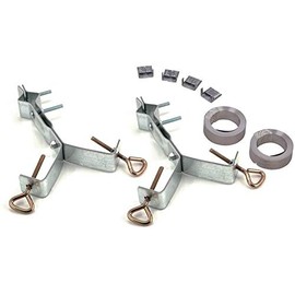 Easy Up EZ29-36S Stainless Steel Antenna Chimney Y-Mount with 18ft Straps and 4in Standoff