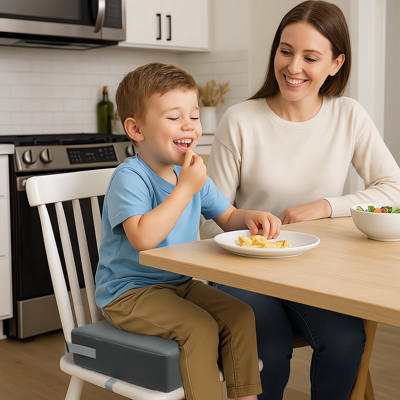 Eiury Toddler Booster Seat Dining Table Kitchen Chair, Waterproof Anti-Scratch