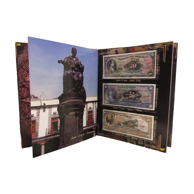 Numart Album para Billetes DE Mexico con 32 Espacios para