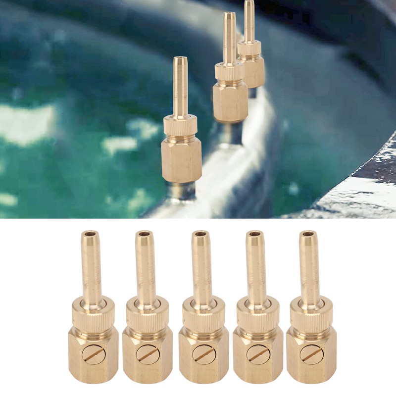 5PCS Fountain Nozzle Fountain Water Spray Sprinkler Head Swimming Pool