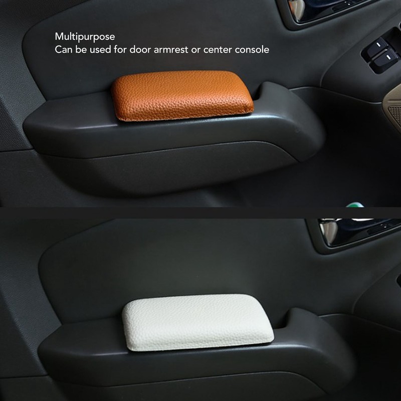 Car Leg Pads Microfiber Pu Leather Soft Automobile Center Console