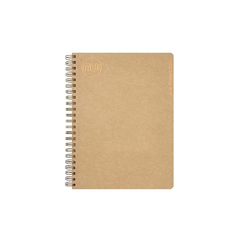 Nu Notizbücher – Kraft Range – Manilla Spiralbindung A5 Projektbuch
