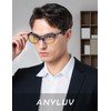 ANYLUV Blue Light Blocking Glasses Men Computer Gaming Glasses Lightweight