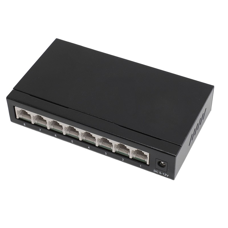 Fast Ethernet Switch 8 Ports 10 100 1000Mbps Anti Thunder