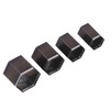 4 Pieces Leather Cutting Dies Hexagonal Hand Cut Box Punch