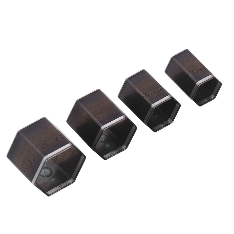 4 Pieces Leather Cutting Dies Hexagonal Hand Cut Box Punch