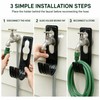 Wall Mount Garden Hose Holder for Outdoor Watering – Space-Saving