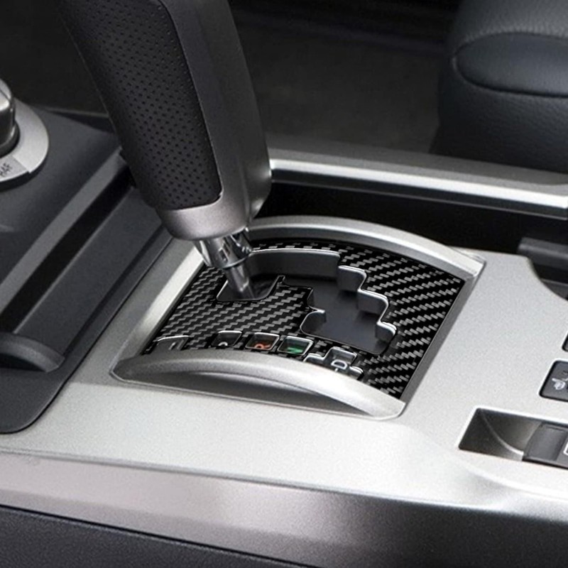 Neatblisser Carbon Fiber Center Control Gear Shift Panel Trim Cover