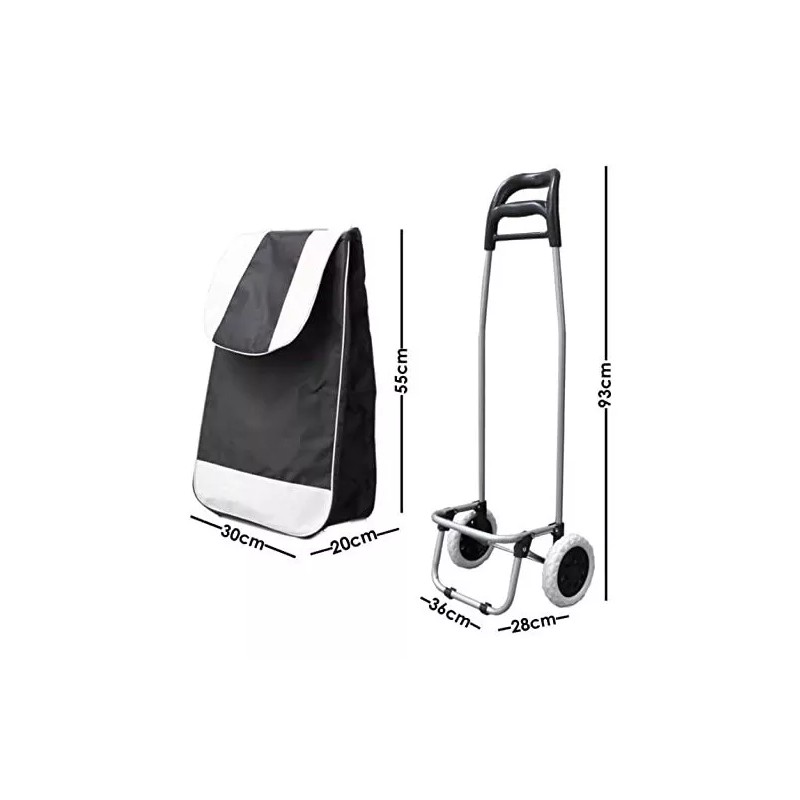 Misorel Carrito De Mandado Con Bolsa Soporta 70 Kg Hogar