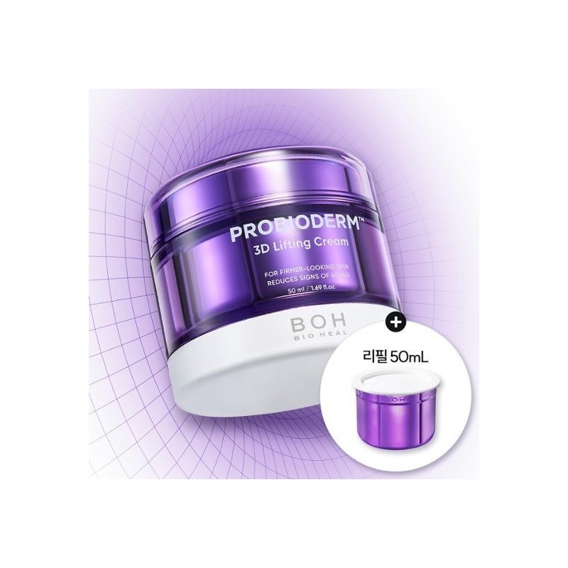 Biohealbo [★2-Piece Capacity] Probioderm 3D Lifting Cream 50ml+50ml / 바이오힐보