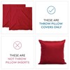 Encasa Christmas, New Year Velvet Throw Pillow Cushion Cover 2