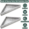 2PCS Floating Corner Shower Bench-Custom Tile Shower Corner Seat,Tile Wall