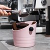 Large Espresso Knock Box, 1.2L Coffee Ground Knock Box,Shock-Absorbent Barista