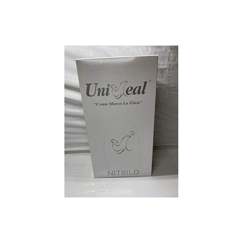 Uniseal Guantes de Latex Desechables proderma (Caja con 100 Guantes)