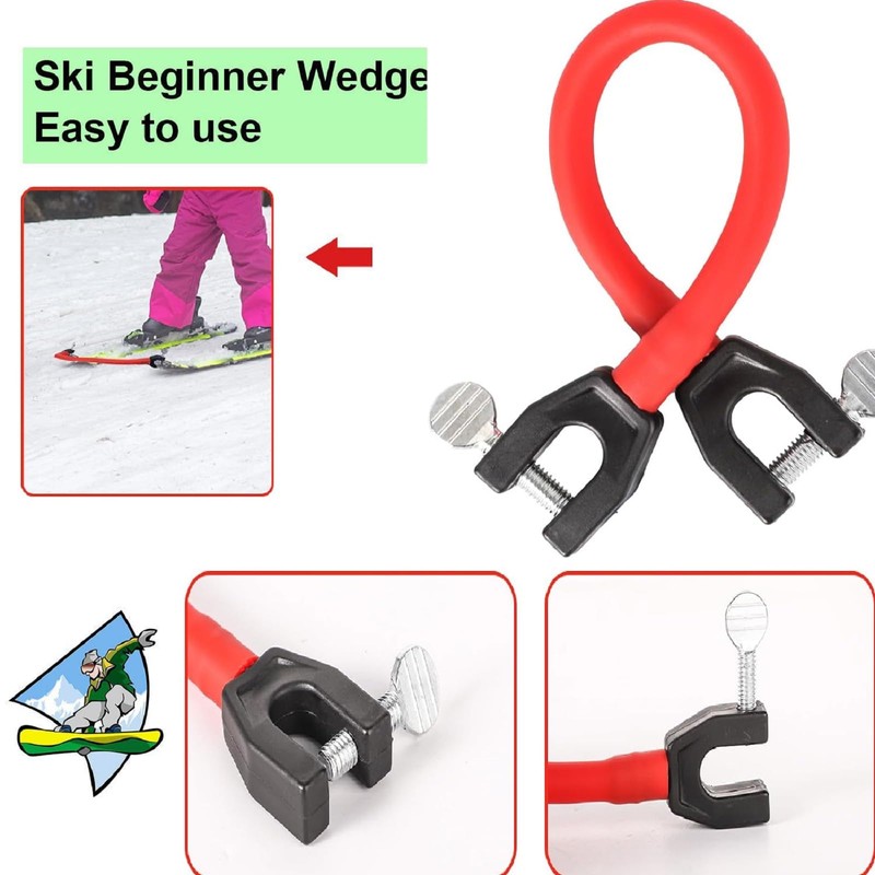 Ski Training Aid Ski Tips, Snowboard Tip Clips, Holder for
