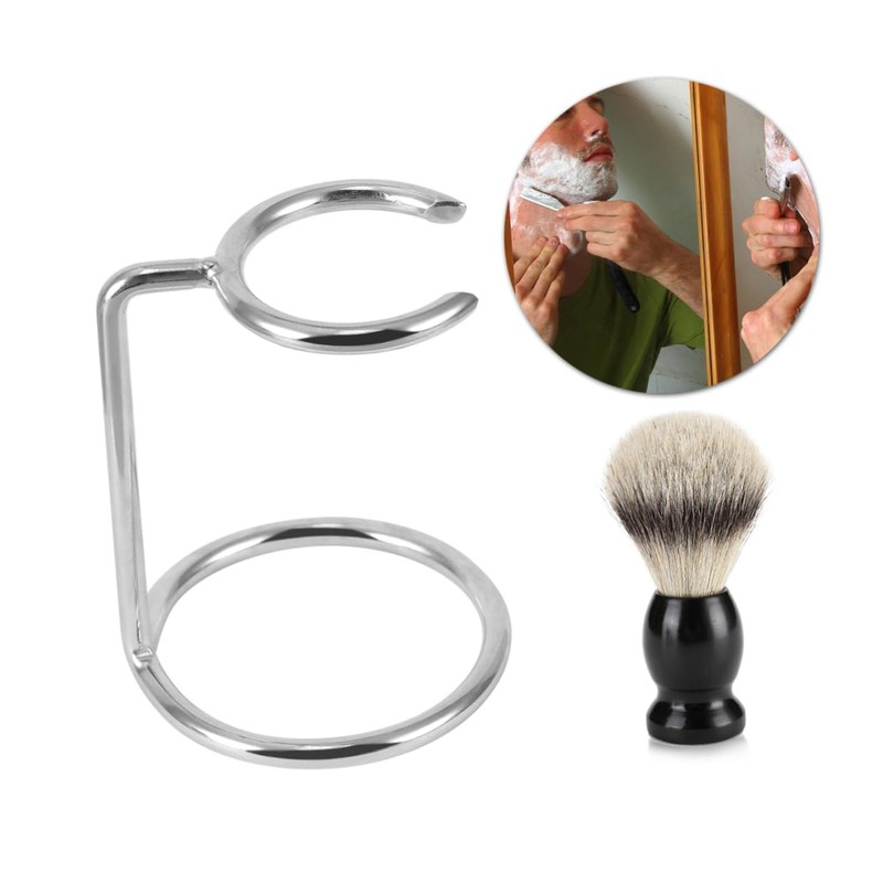 FRCOLOR Razor Holder for Shower Men's Grooming Shaving Brush Stand