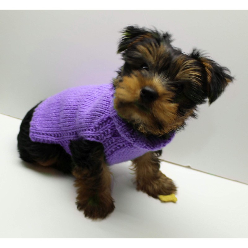 Knitting Pattern for Plain Dogs Coat, 4 Sizes Included, Aran