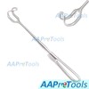 AAProTools Green Goiter Retractor, Fully Curved Wire Loop Blade, 8-3/4"