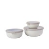 Mepal set cirqula round 3 pcs (350+750+1250) - nordic white