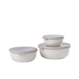 Mepal set cirqula round 3 pcs (350+750+1250) - nordic white