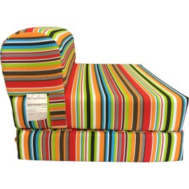 Danfuton Twin Flip Chair Folding Foam Beds, Portable Sofa Bed, Couch 6x32x70, Multi Color