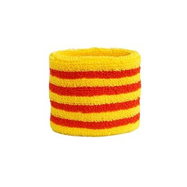 Sweatband – Flag of Spain Catalonia Flag FRITZE® + Free Sticker