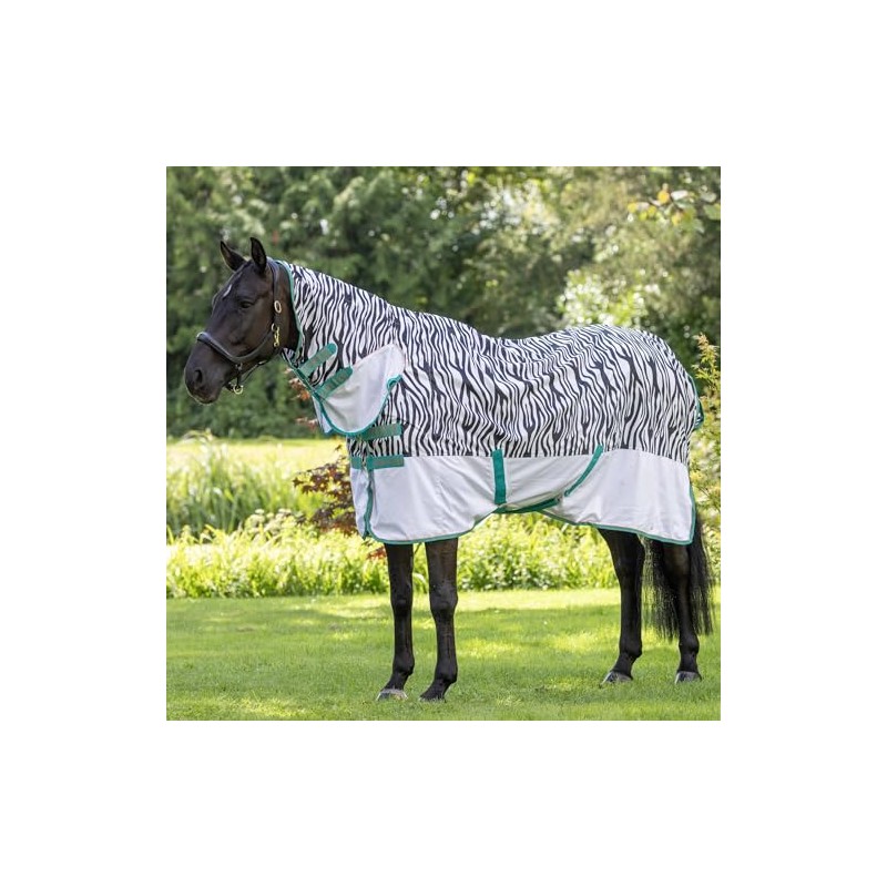 Shires Tempest Original Zebra ZEB-TEK Horse/Pony Fly Combo Rug, 5.0,