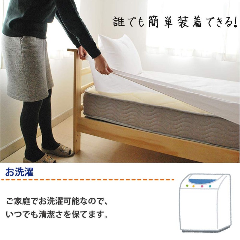 Fitted Sheet Single, 39.4 x 78.7 inches (100 x 200