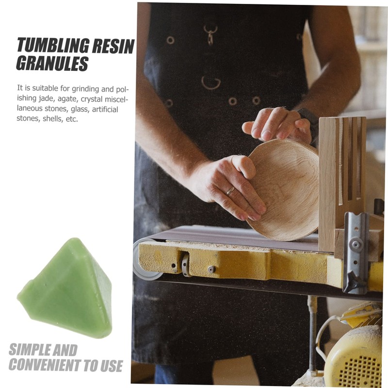 KONTONTY 1 Set Triangle Abrasive Polishing Media for Tumbling Supplies
