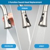 Kitchen Faucet Head Replacement with 15 Adapter Kit Compatible with