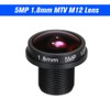 1.8mm Fisheye Lens, 5MP Wide Angle M12 CCTV Camera Lens