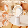 Auxmir Makeup Mirror with Lights, Double Sided 30X/1X Magnifying Mirror,