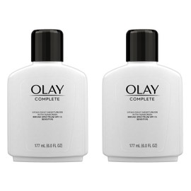 Olay Complete All Day Moisturizer Lotion with Sunscreen SPF 15 for Sensitive Skin, 6.0 fl oz (Pack of 2)