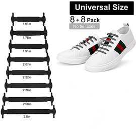 3 Pares De Cordones De Silicona Para Adultos, Sin Cordones De Cordones, Cordones Elásticos Para Zapatillas De Deporte, Cordones Para Correr De AtletasColor Blanco, Negro y Gris