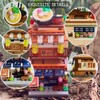 HOUXIPUPY Mini Japanese-Noodle Shop Building-Blocks Set - City Town Japan