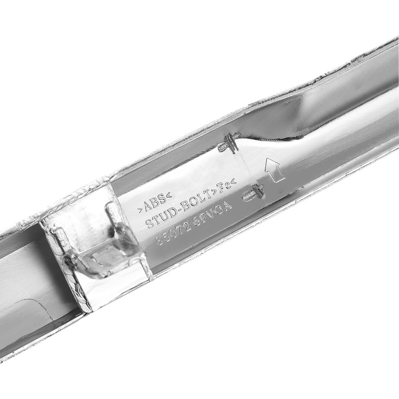 Quxunzzz Rear Trim Rear Bumper Chrome Trim Accent Molding Fit