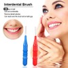 Interdental Brush,50Pcs 2.5mm,3mmToothpick Tooth Flossing Head Oral Dental Hygiene Brush,