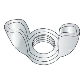 10-32 Stamped Wing Nuts/Steel/Zinc (Carton: 2,000 pcs)